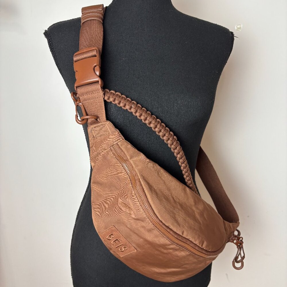 BEIS Brown Crossbody Bag